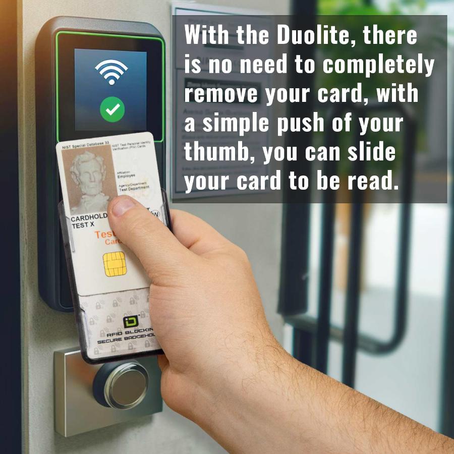 Secure Badge Holder DuoLite® Vertical – photo 3