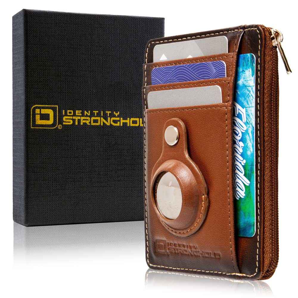 RFID Secure Slim Leather AirTag Wallet – photo 5