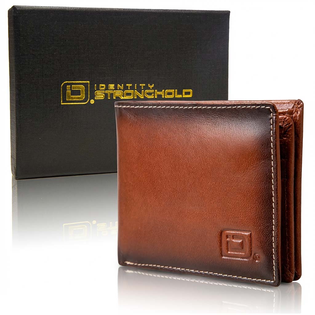 Men's RFID 10 Slot Bifold Wallet with ID Window – photo 9