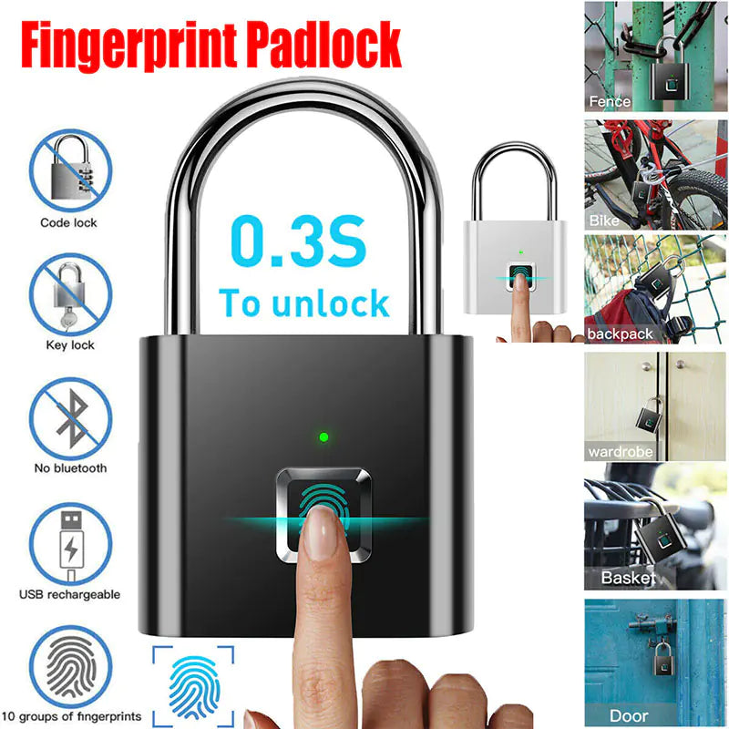 High-Security Fingerprint Smart Lock Quick Access – photo 3