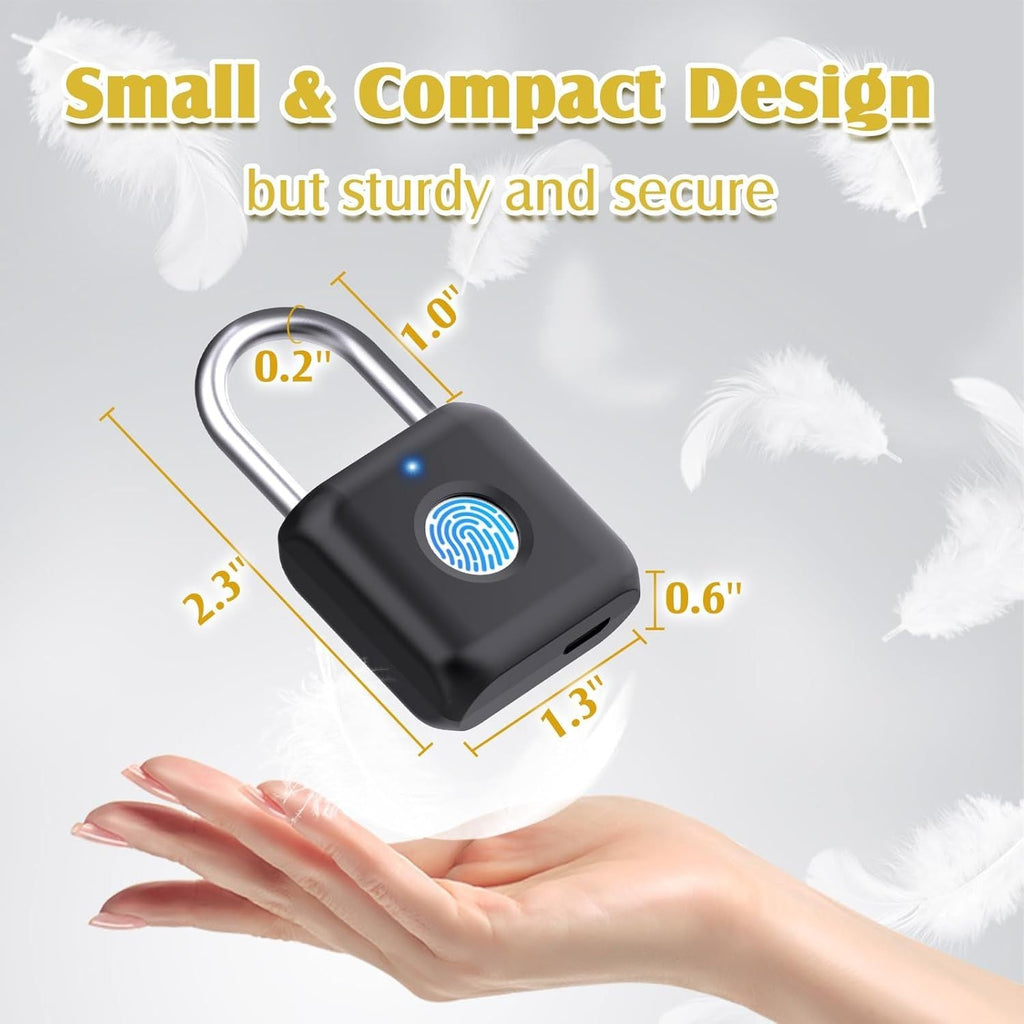Biometric Fingerprint Padlock – photo 3