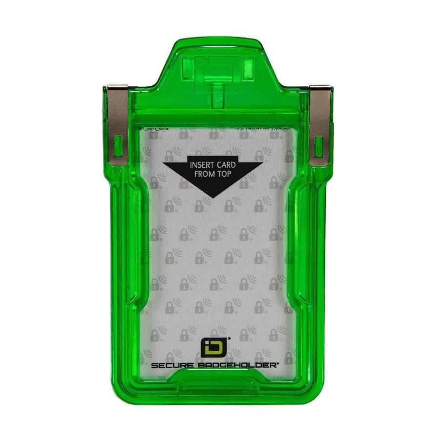Secure Badge Holder Classic Vertical "Squeeze to Read" – photo 19