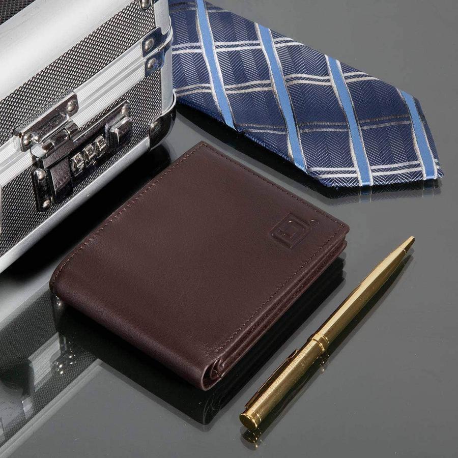 Men's RFID 10 Slot Bifold Wallet with ID Window – photo 26