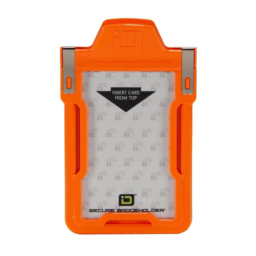 Secure Badge Holder Classic Vertical "Squeeze to Read" – photo 24