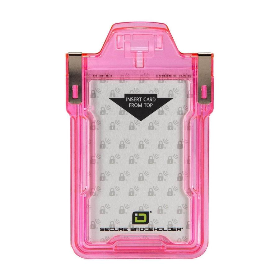 Secure Badge Holder Classic Vertical "Squeeze to Read" – photo 29