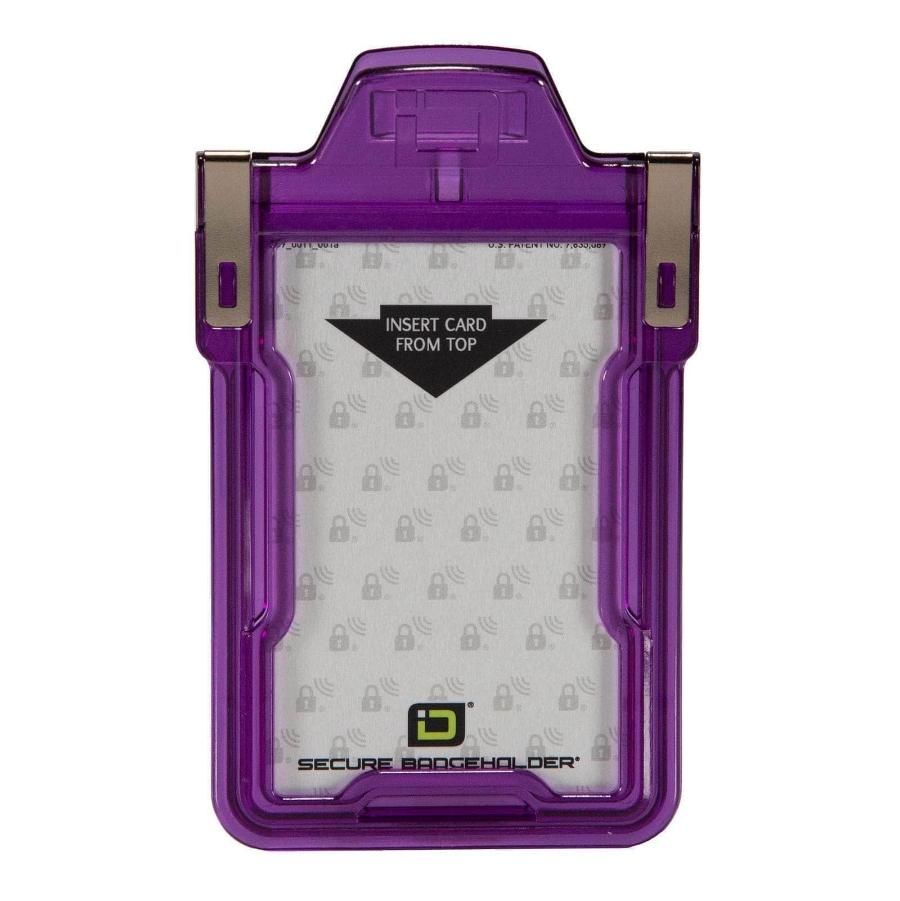 Secure Badge Holder Classic Vertical "Squeeze to Read" – photo 34