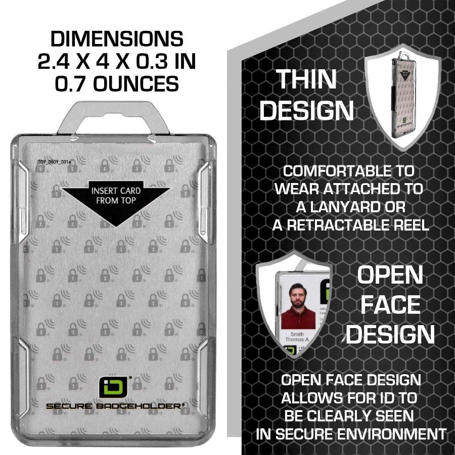 Secure Badge Holder DuoLite® Vertical – photo 4