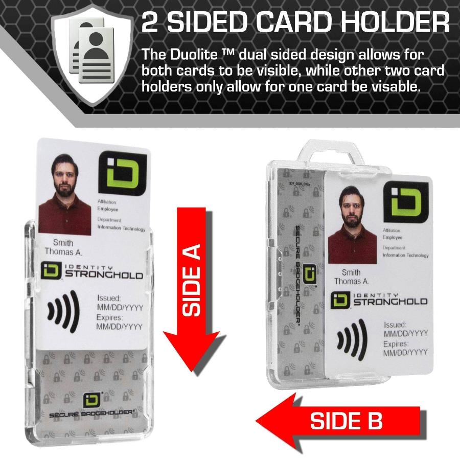 Secure Badge Holder DuoLite® Vertical – photo 5