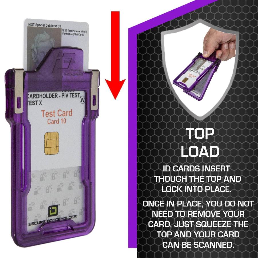 Secure Badge Holder Classic with BloxProx™ – photo 35