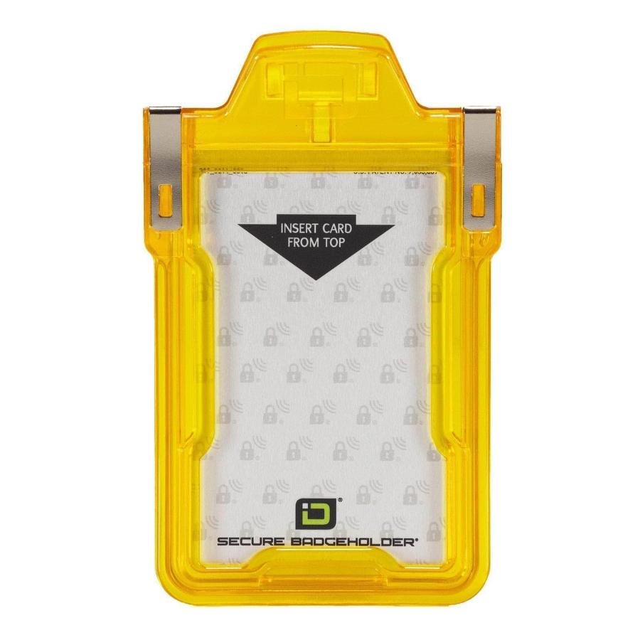 Secure Badge Holder Classic Vertical "Squeeze to Read" – photo 45