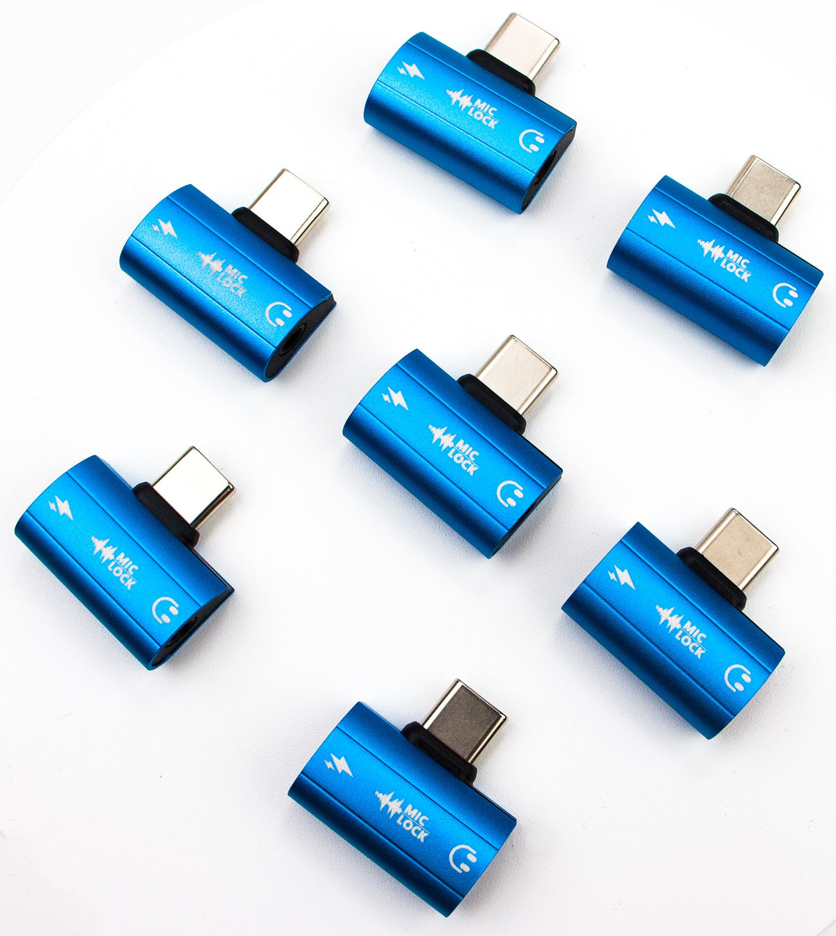 Mic-Lock USB-C Microphone Blocker HiFi SoundPass & Secure Charger Blue – photo 5