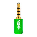 Mic-Lock 3.5mm Single-Ended Microphone Blocker Green
