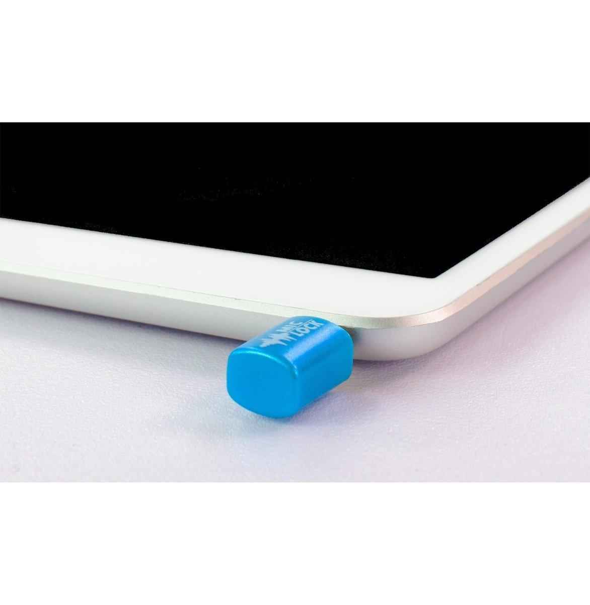 Mic-Lock 3.5mm Mini Single-Ended Microphone Blocker Blue – photo 2