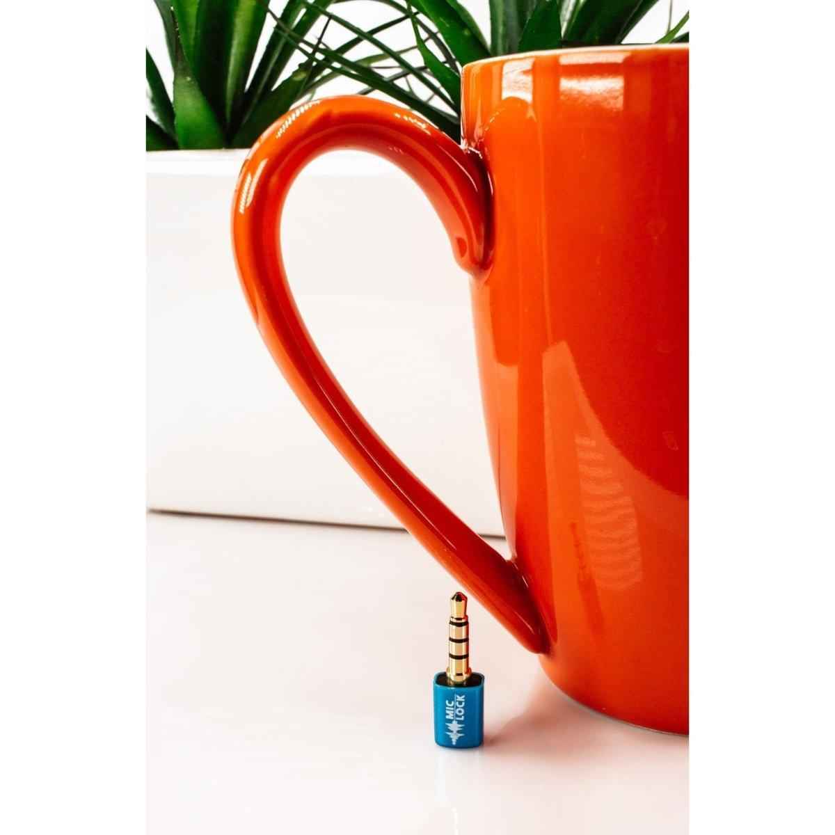 Mic-Lock 3.5mm Mini Single-Ended Microphone Blocker Blue – photo 4