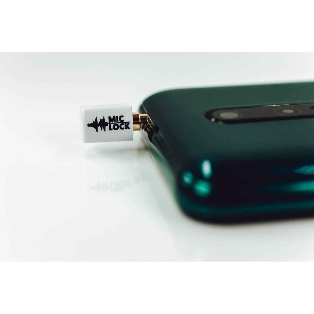 Mic-Lock 3.5mm Mini Single-Ended Microphone Blocker White – photo 3