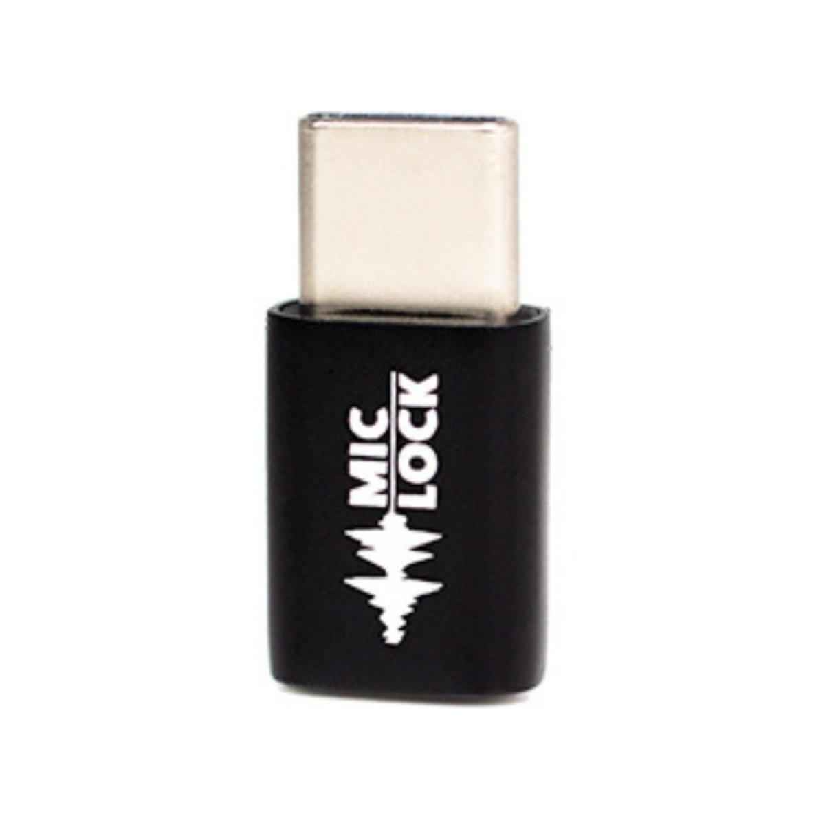 Mic-Lock USB-C Mini Single-Ended Microphone Blocker Black