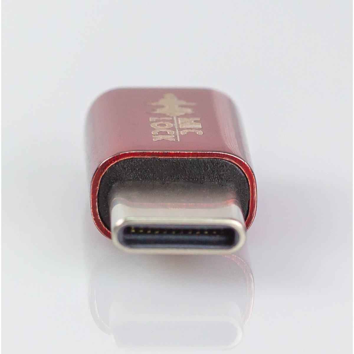 Mic-Lock USB-C Mini Single-Ended Microphone Blocker Mirror Red – photo 2