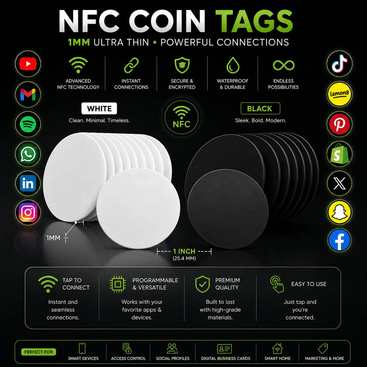 NTAG215 NFC Tag Coins – photo 13