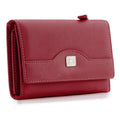 RFID Blocking Women's Leather Trifold Wallet