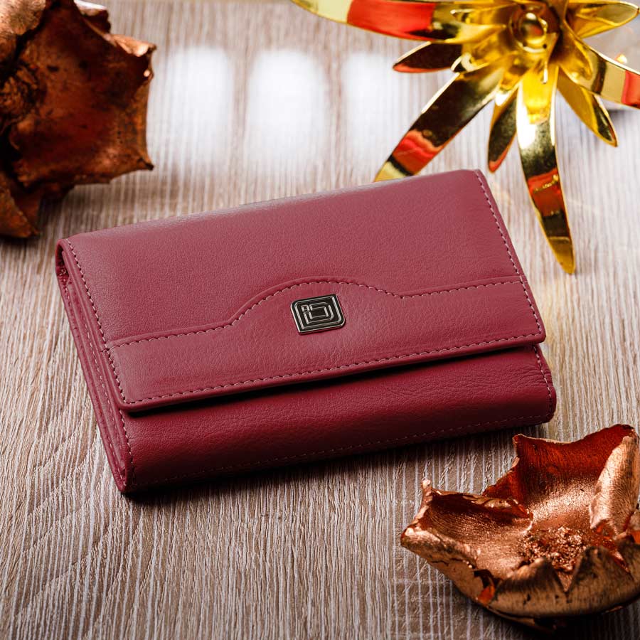 RFID Blocking Women's Leather Trifold Wallet – photo 7