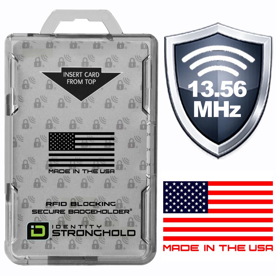 Secure Badge Holder DuoLite® Vertical – 2 ID Cards