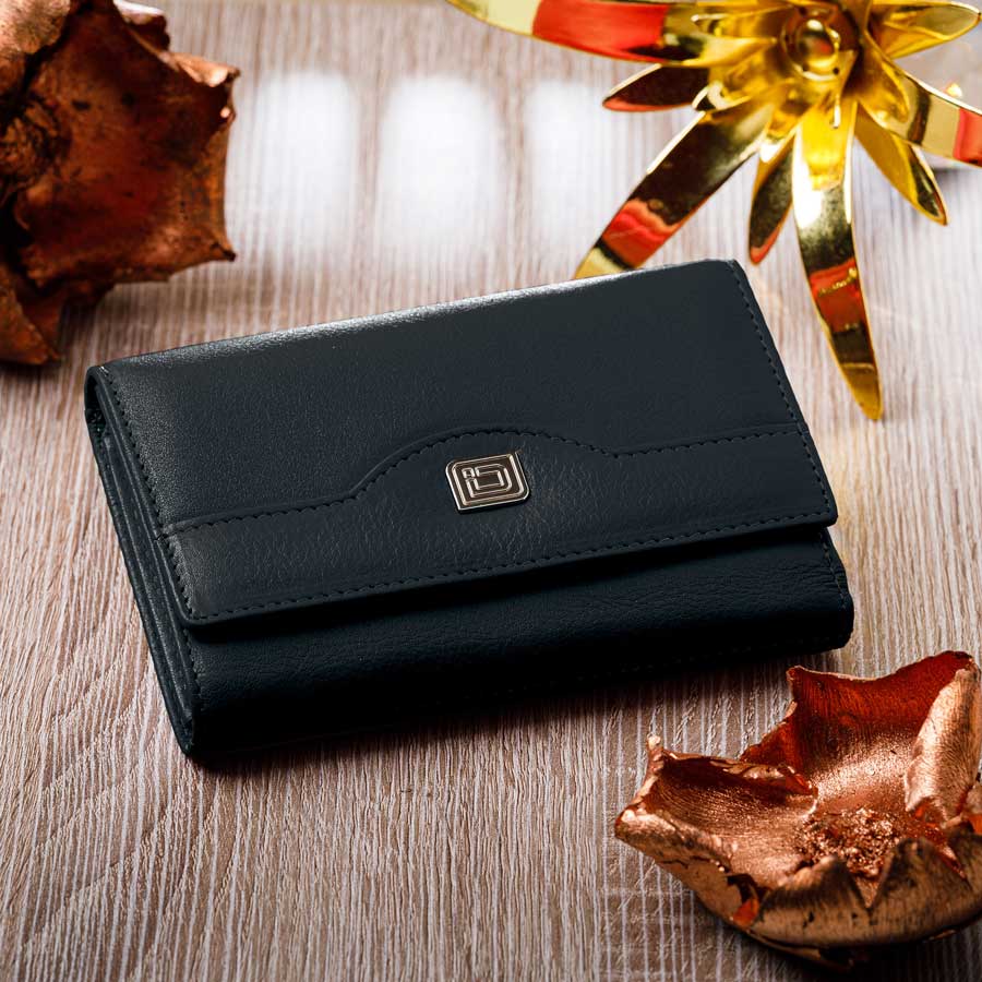 RFID Blocking Women's Leather Trifold Wallet – photo 14